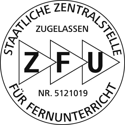 ZFU-Siegel – staatlich zugelassener Fernlehrgang