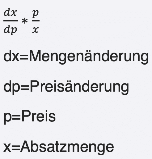 Preiselastizität Der Nachfrage Formel Preiselastizität einfach erklärt - Schritt für Schritt